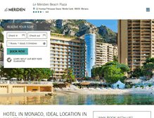 Tablet Screenshot of lemeridienmontecarlo.com